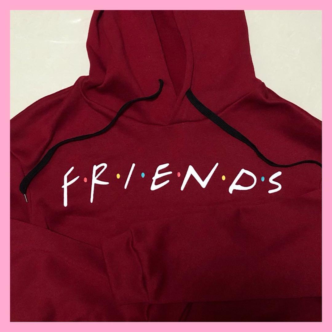 Friends crop clearance hoodie
