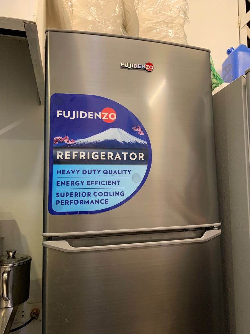 Fujidenzo 7 cu. ft. Two Door Direct Cool Refrigerator RDD 70S TV