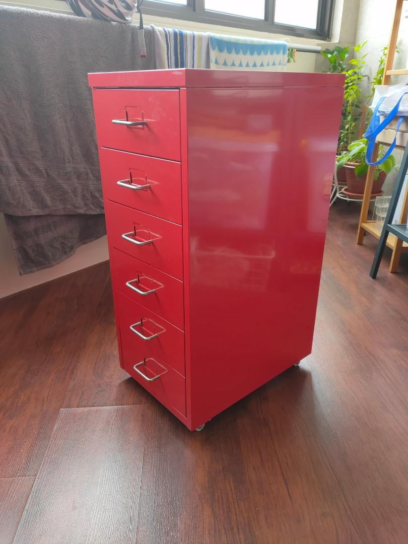 Ikea metal drawers, Furniture, Shelves & Drawers on Carousell