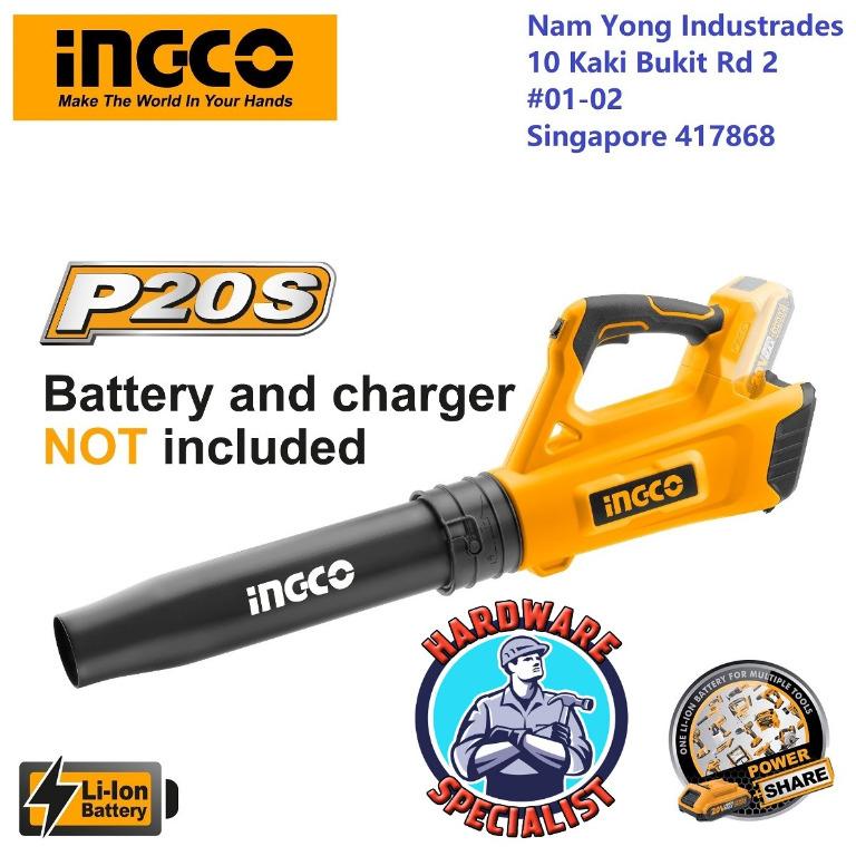 Ingco CABLI20428 P20 Cordless Blower / Leaf Blower