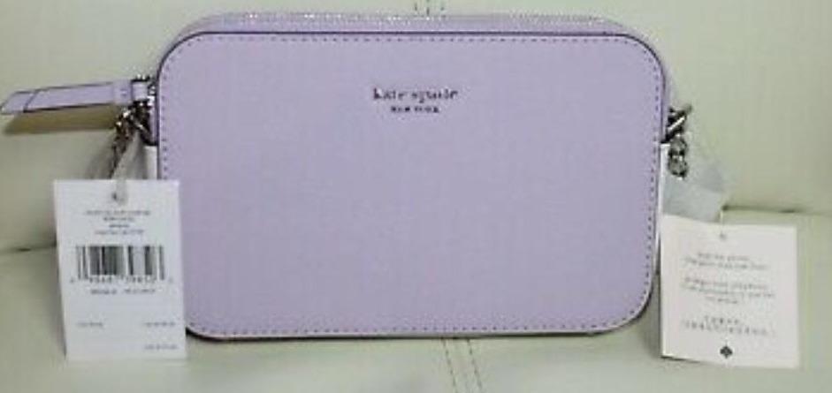 Kate Spade] Cameron Double Zip Small Crossbody Handbag Lavender Phone Mini  Bag (Authentic) - new arrival, Luxury, Bags & Wallets on Carousell