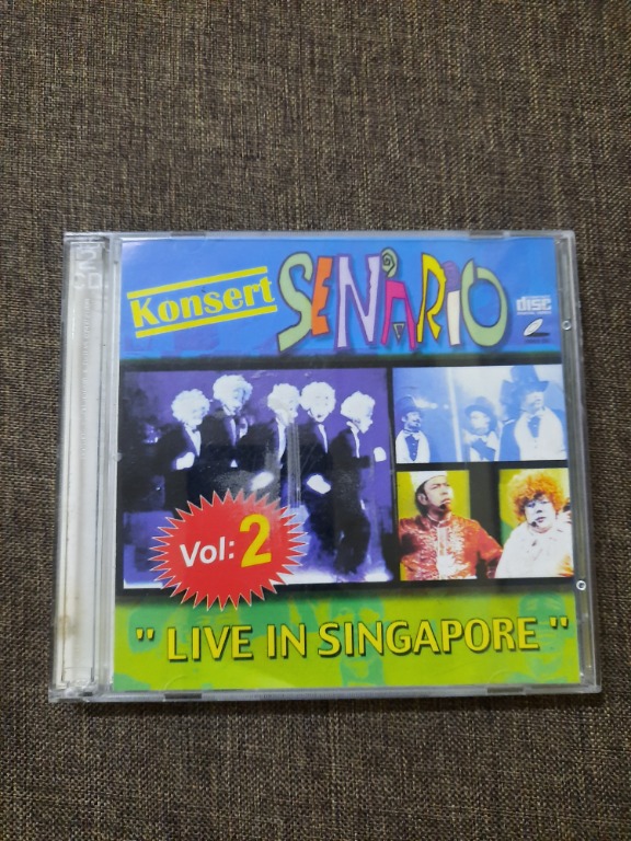 Konsert Senario live in Singapore vol.2 VCD, Hobbies & Toys, Music