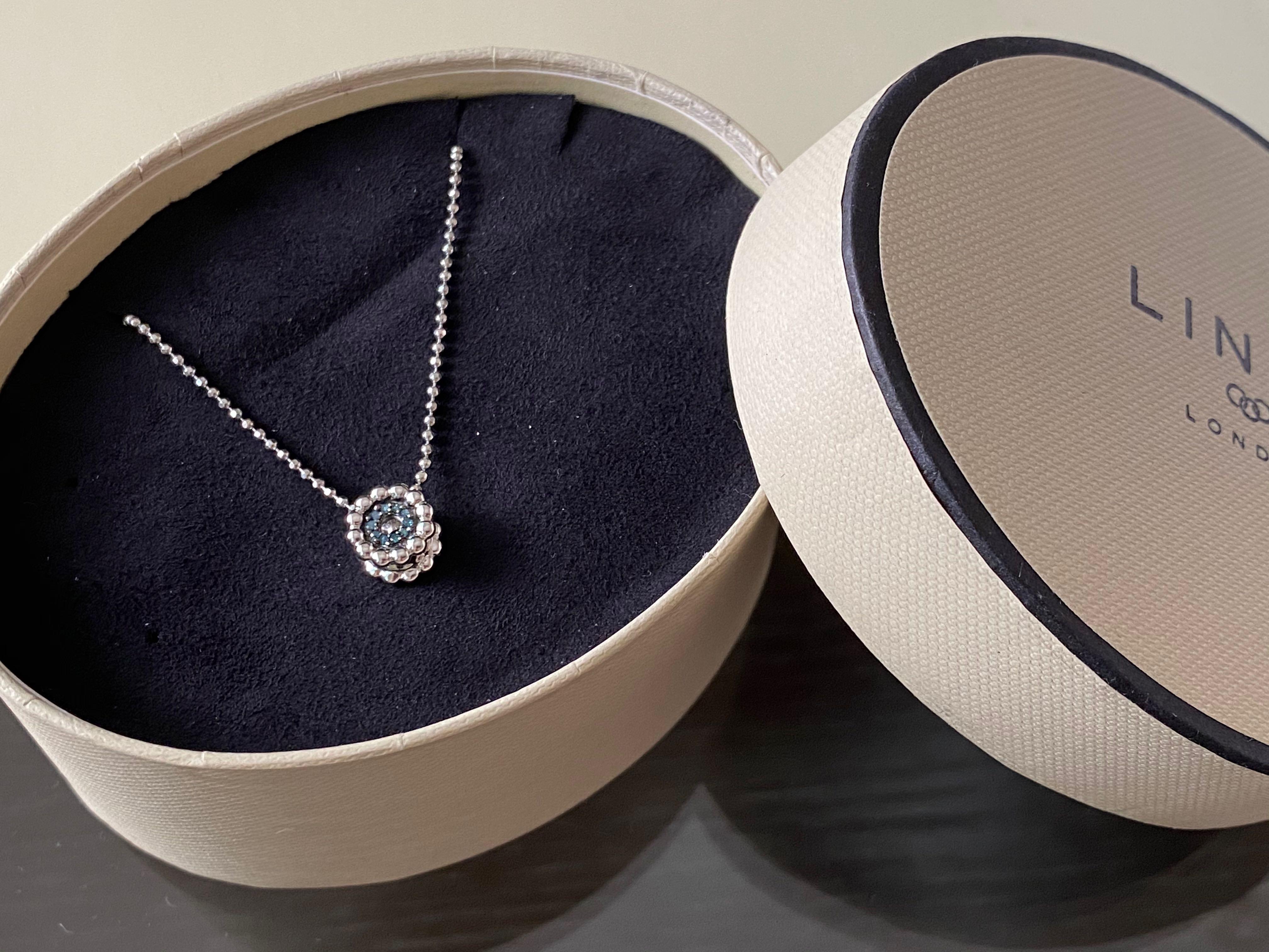 Links of London Blue Diamond Necklace 5020 3571