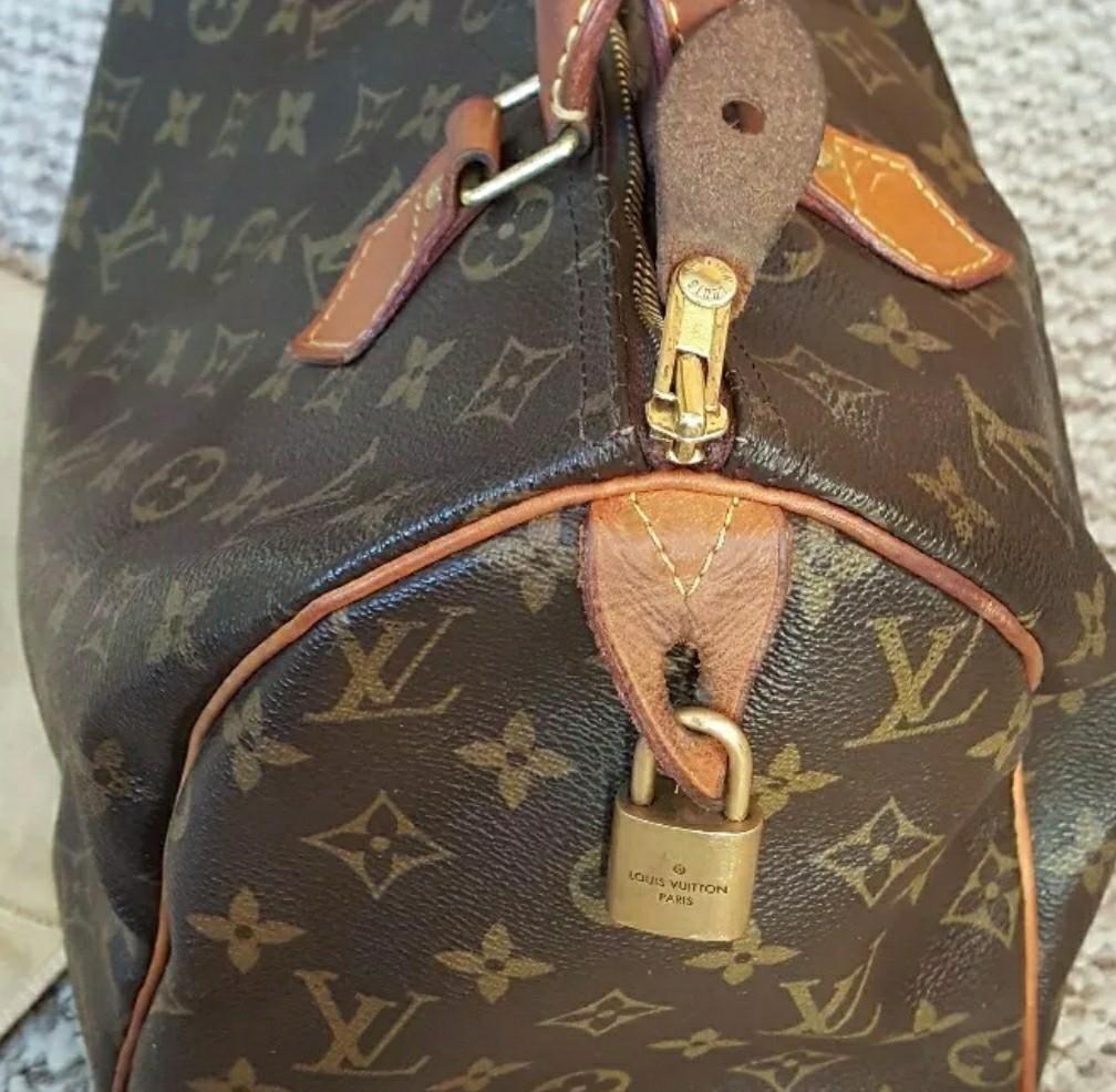 Louis Vuitton LV Speedy 30 Handbag, Luxury, Bags & Wallets on