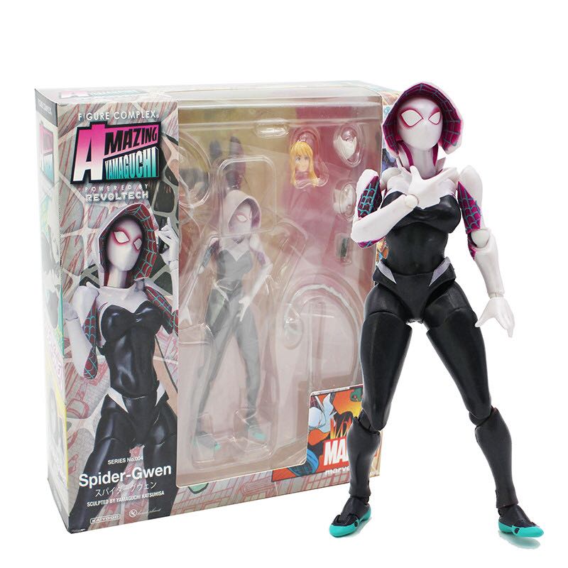Marvel Amazing Yamaguchi Revoltech Spider Gwen Hobbies