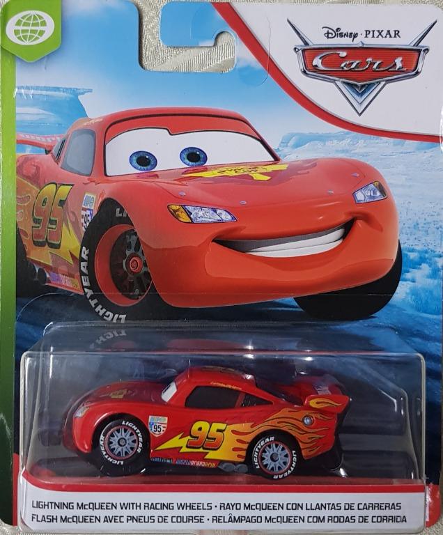 MATTEL Disney Pixar Cars WGP Lightning Mcqueen with Racing Wheels