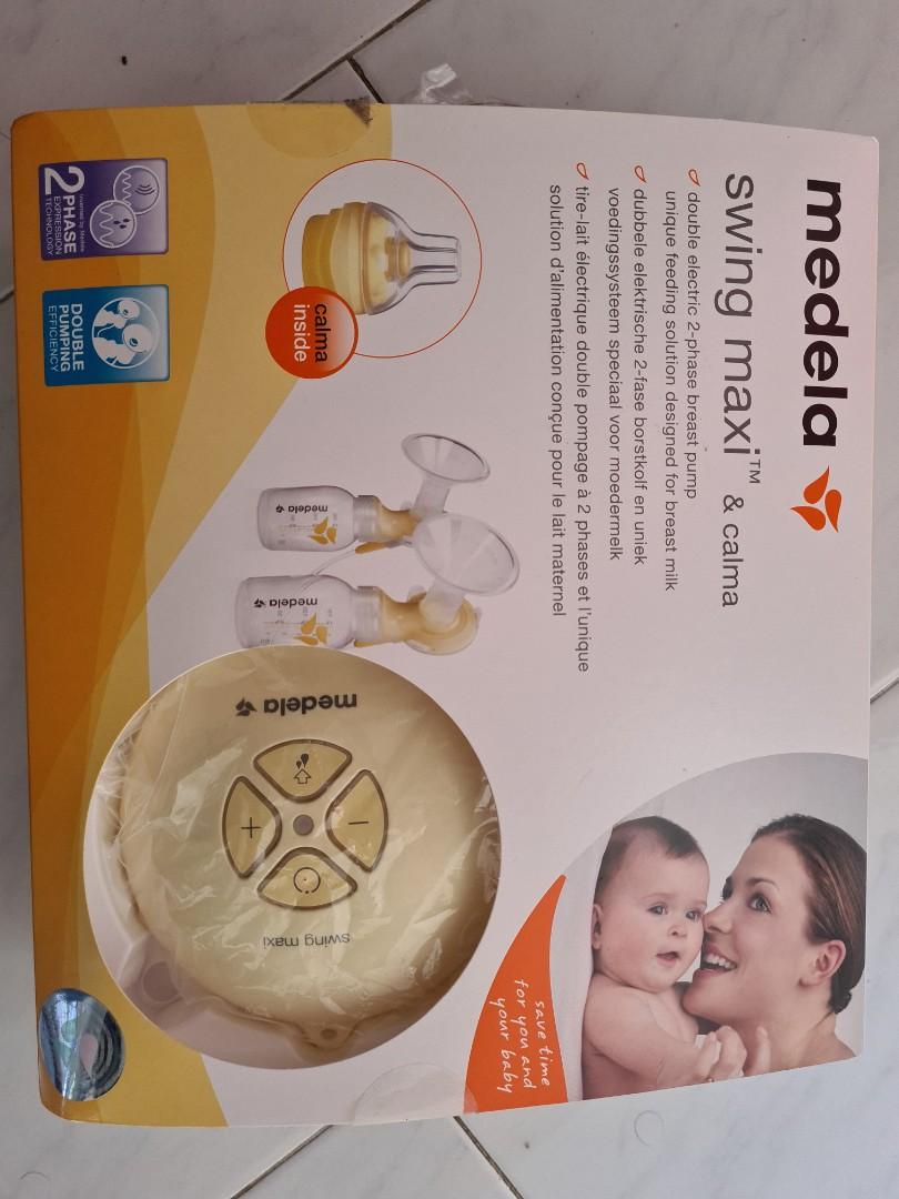 Medela Swing Maxi (Category: Breastfeeding & Bottle Feeding) located in Singapore. Submitted by daila2 (Listing ID 1057745869, Image 2). Description: Selling Medela Swing Maxi. Used for about 4 months only. Calma teat is unused and I have new pumphead. I also have alot of used medela bottles to store breastmilk. Self-collection at Pasir Ris or delivery charges apply. Thank you😊.