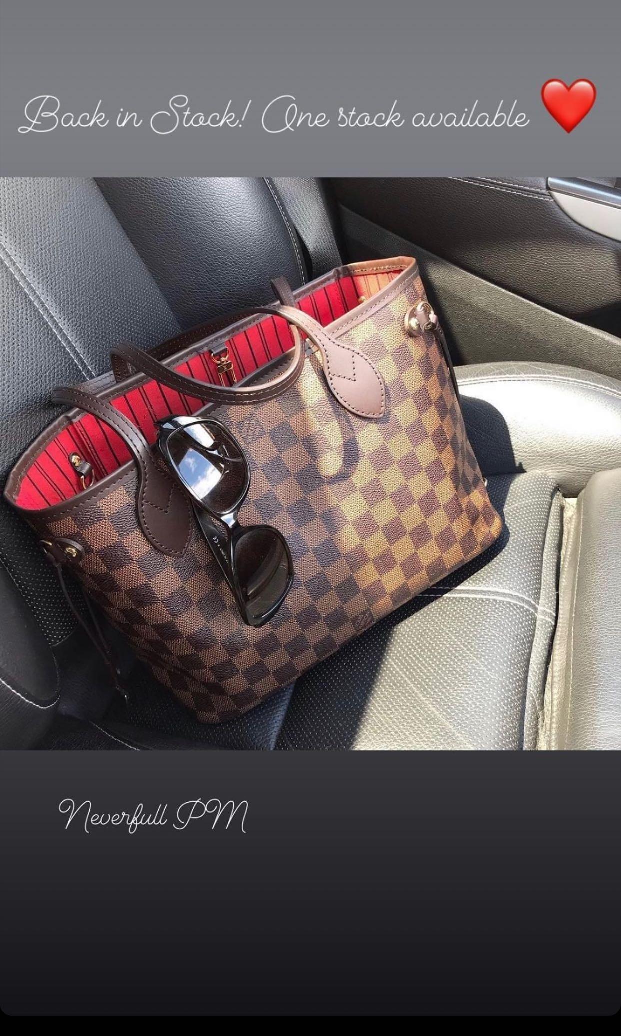 Neverfull Pm and MM are now available🥰, Women's Fashion, Bags & Wallets,  Tote Bags on Carousell