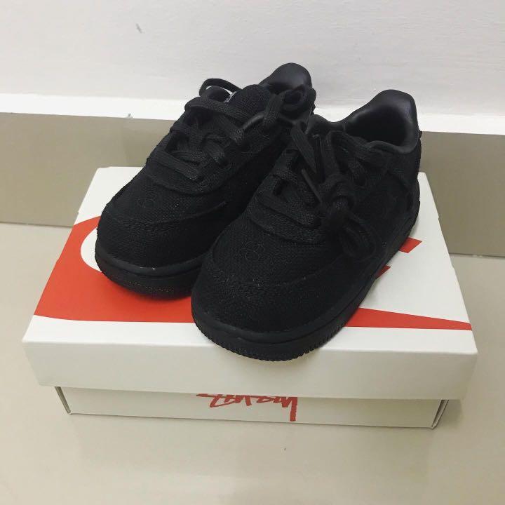 Nike x Stussy Air Force 1 (TD), Babies \u0026 Kids, Babies Apparel on Carousell
