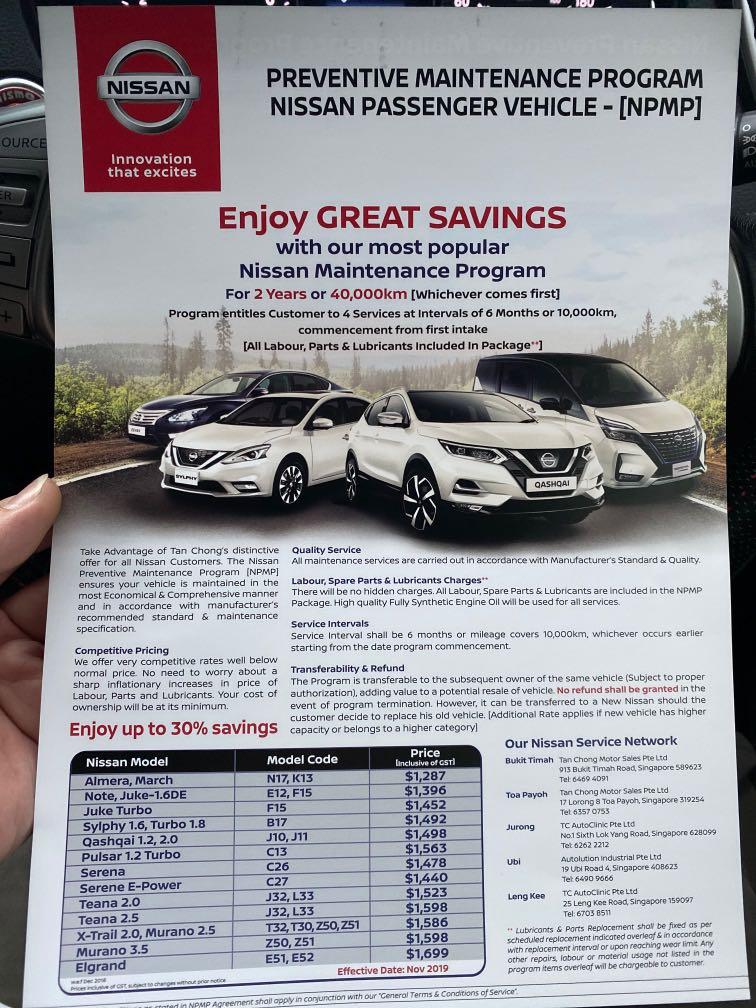 Tan Chong Nissan Servicing Credit Cars Other Vehicles On Carousell