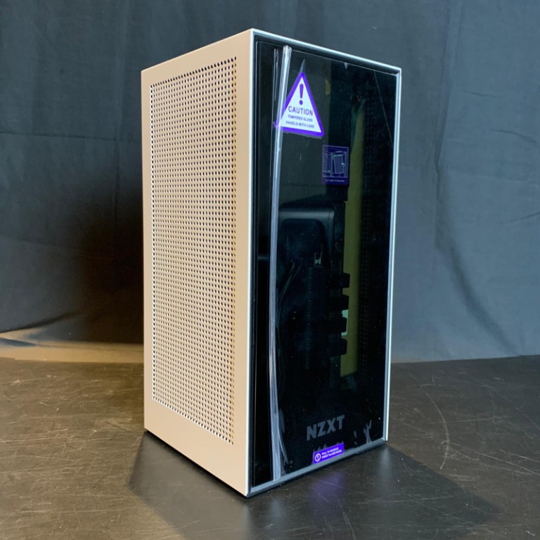 NZXT H1 - White Mini-ITX SFF Case with PSU, AIO, and Riser Card, Computers   Tech, Parts  Accessories, Computer Parts on Carousell