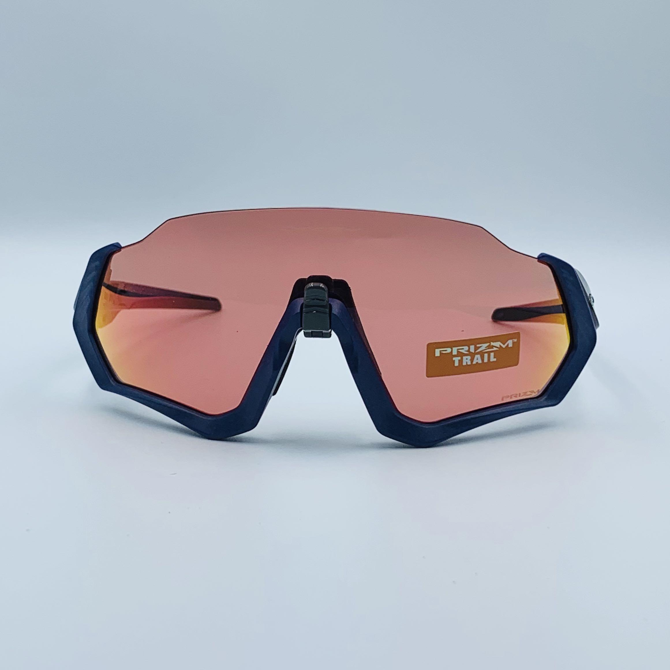 Oakley Flight Jacket Prizm Trail Torch Matte Navy Men s Fashion Watches Accessories Sunglasses Eyewear on Carousell