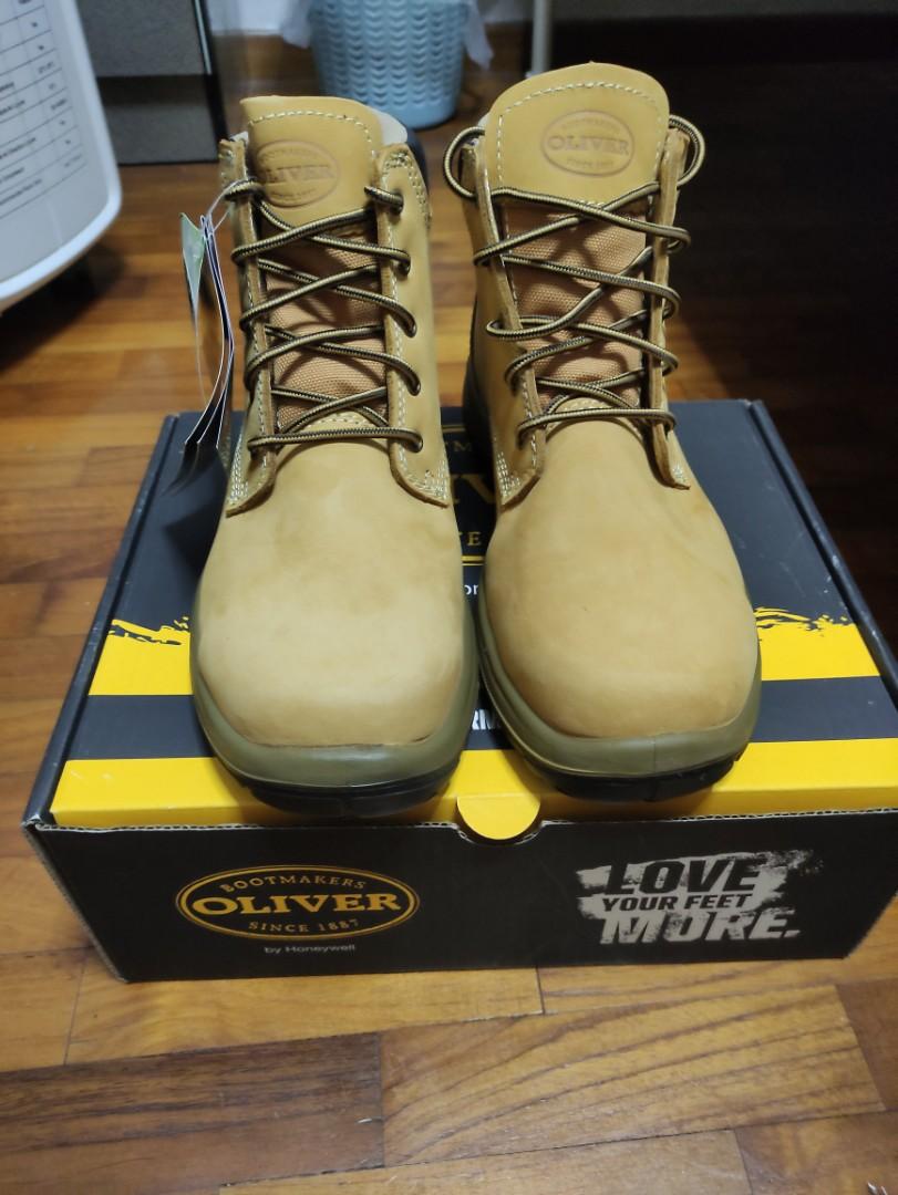 Wheat color work boots hot sale