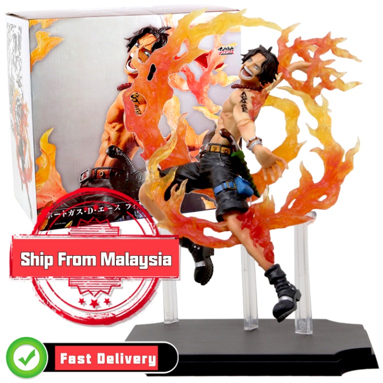 ONE PIECE ICHIBANSHO Figure Portgas D. Ace Battle Styling ...