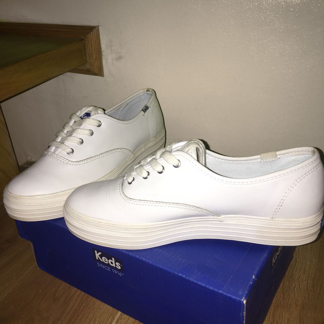 Keds triple decker white online