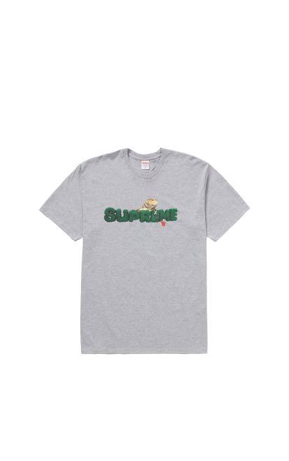 Supreme lizard tee sales grey