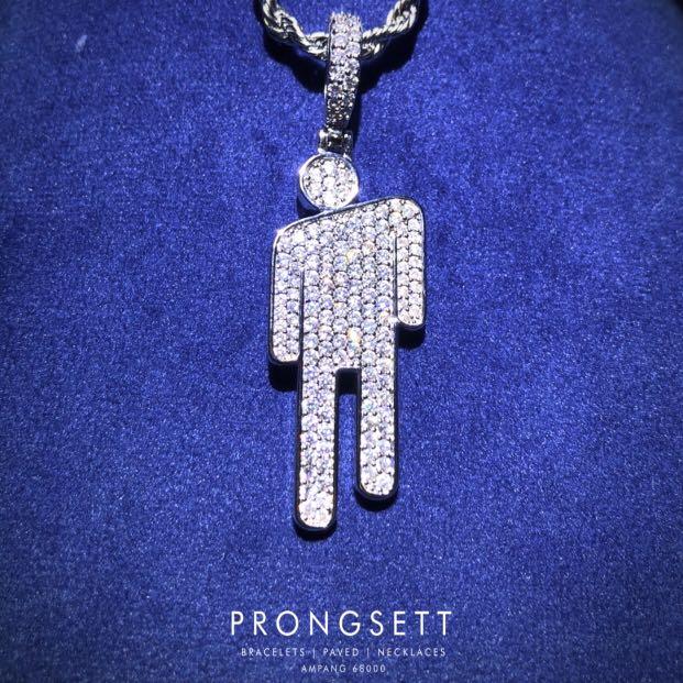Billie eilish on sale logo necklace