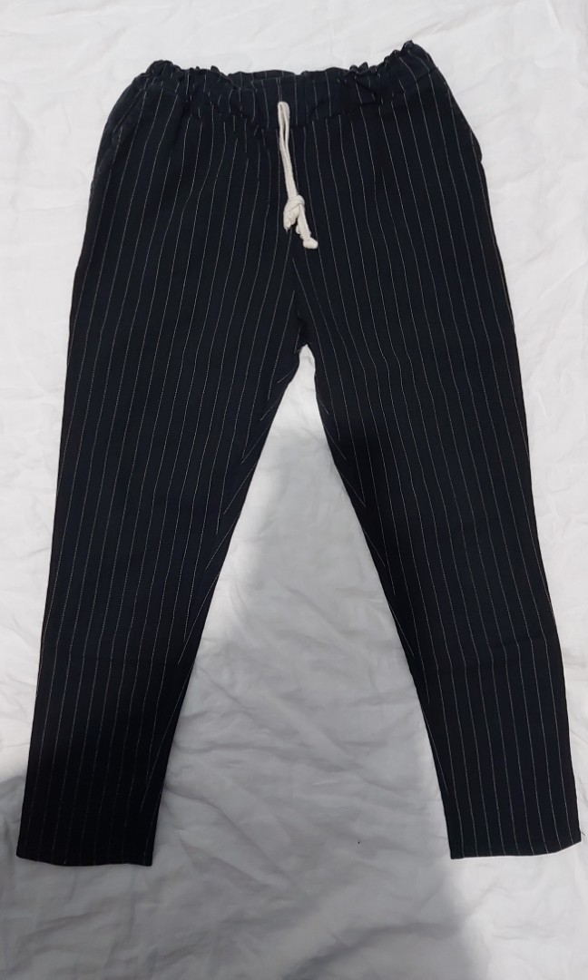 thin striped pants