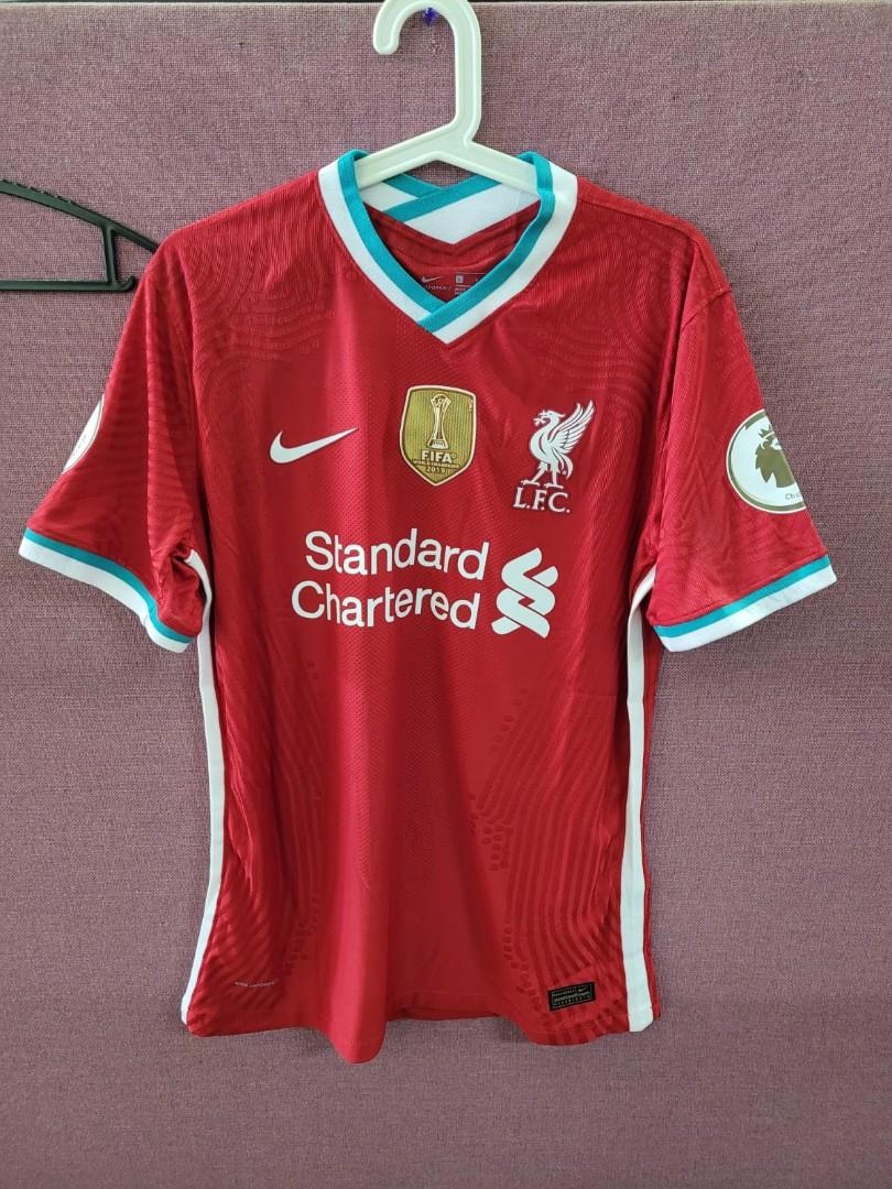 Liverpool jersey with badges 2025