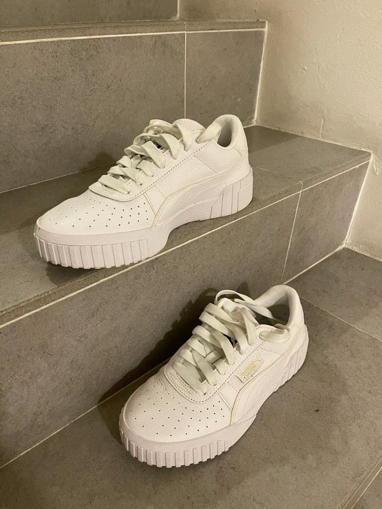 Puma triple white discount cali
