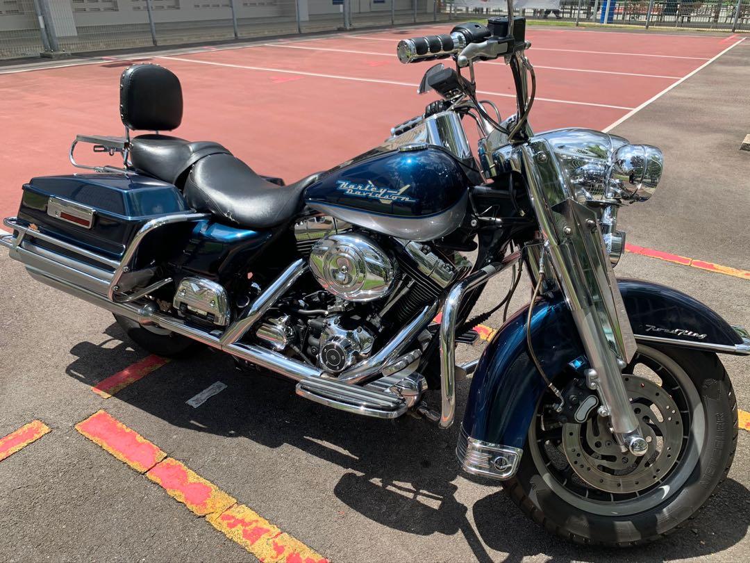 Rare Harley Davidson Road King Carbureted, Motorcycles, Motorcycles for Sale, Class 2 on Carousell