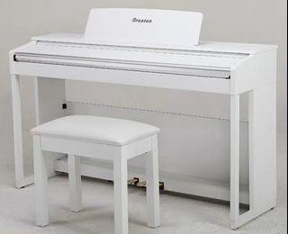 Reaten 電鋼琴數碼琴法國音源 $4200 全新 黑白色