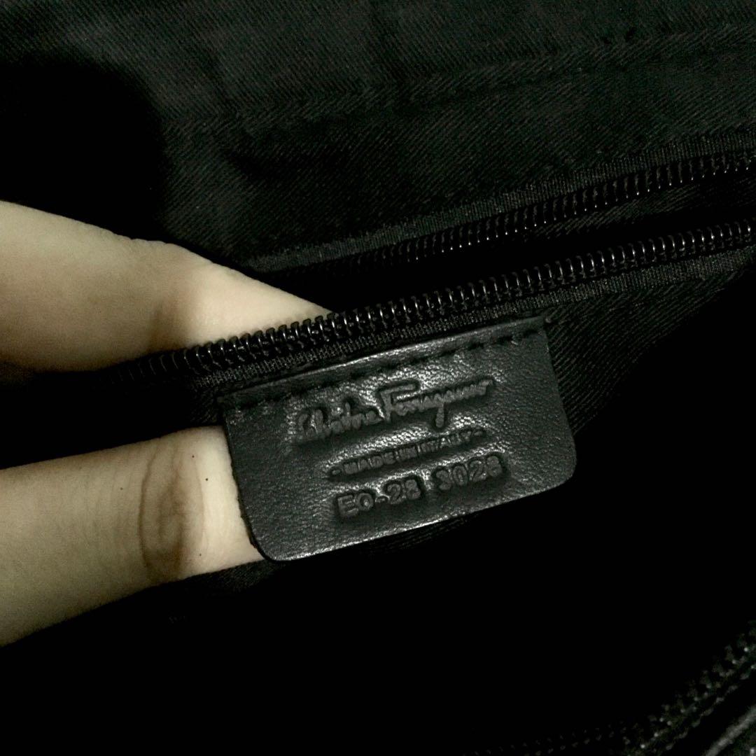 Salvatore Ferragamo messenger bag (Category: Luxury Bags & Wallets) located in Davao. Submitted by erysiphylothrix (Listing ID 1057947087, Image 2). Description: This bag has a serial number In excellent condition Canvass material Zipper has engraved letters Authenticity not guaranteed.
