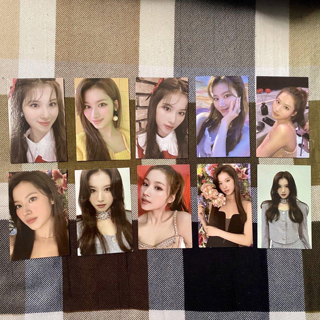 SANA EYES WIDE OPEN PHOTOCARDS SET, Hobbies & Toys, Collectibles