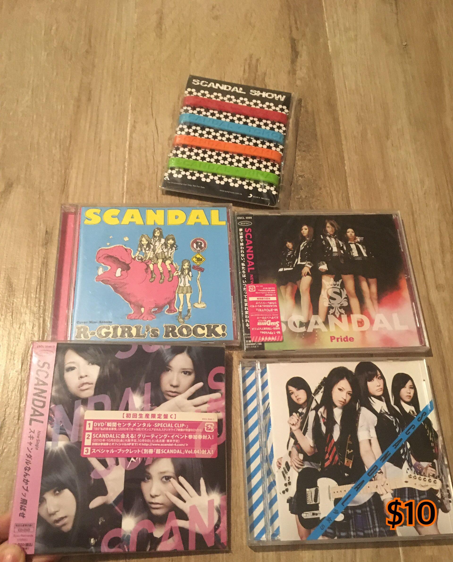 SCANDAL 專輯單曲日版港版, 興趣及遊戲, 收藏品及紀念品, 日本明星