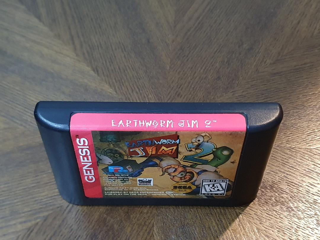 RARE Earthworm Jim Mega Drive PAL Jeu complet (Gebraucht) in Morges für