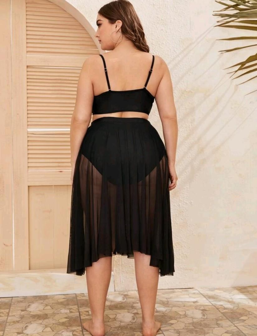 plus size swim shein