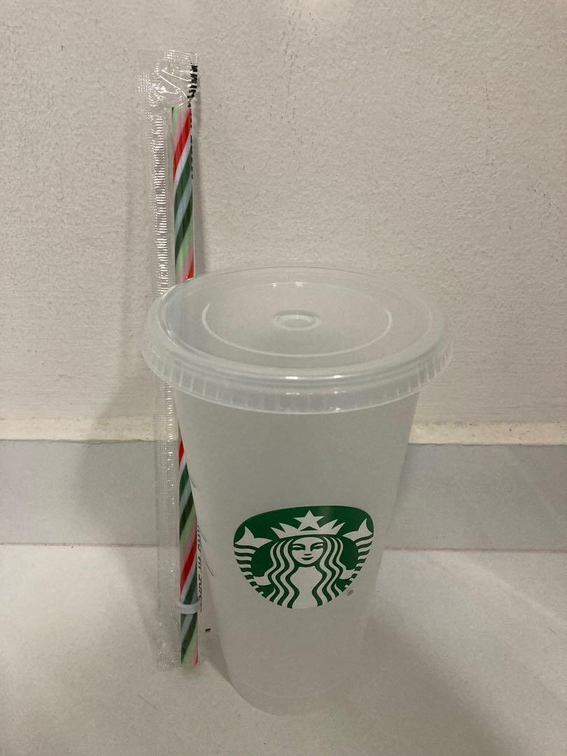 starbucks clear frosted reusable cup