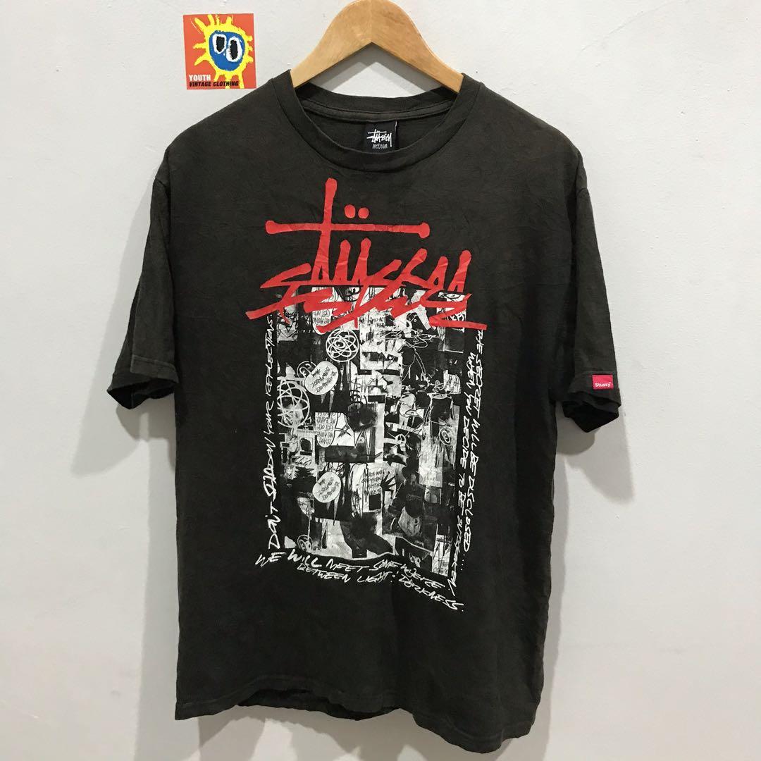 STUSSY x FUTURA tee Men s Fashion Tops Sets Tshirts Polo