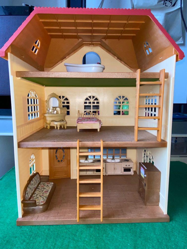 Sylvanian families outlet 3 story house