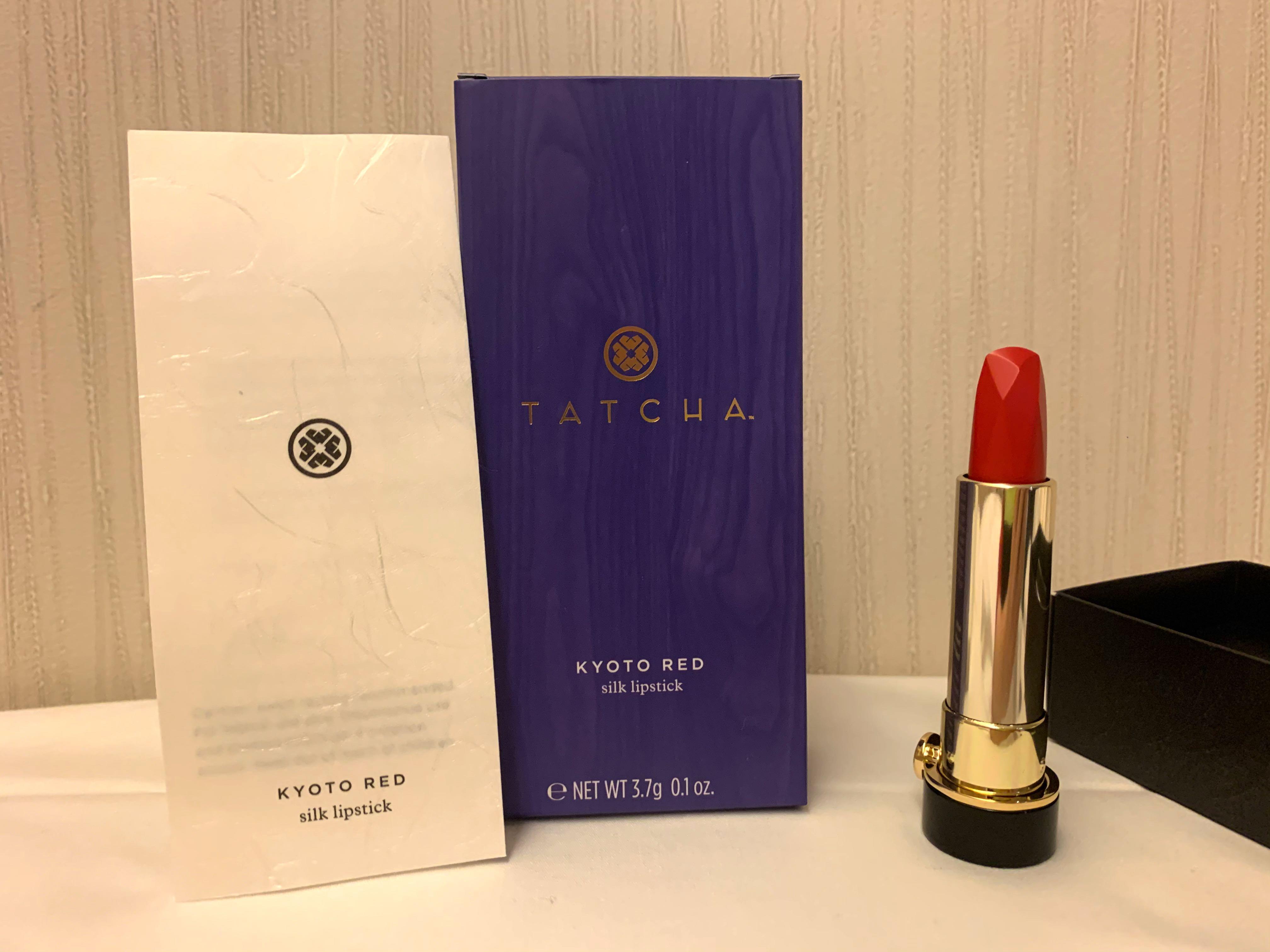 tatcha kyoto red silk lipstick