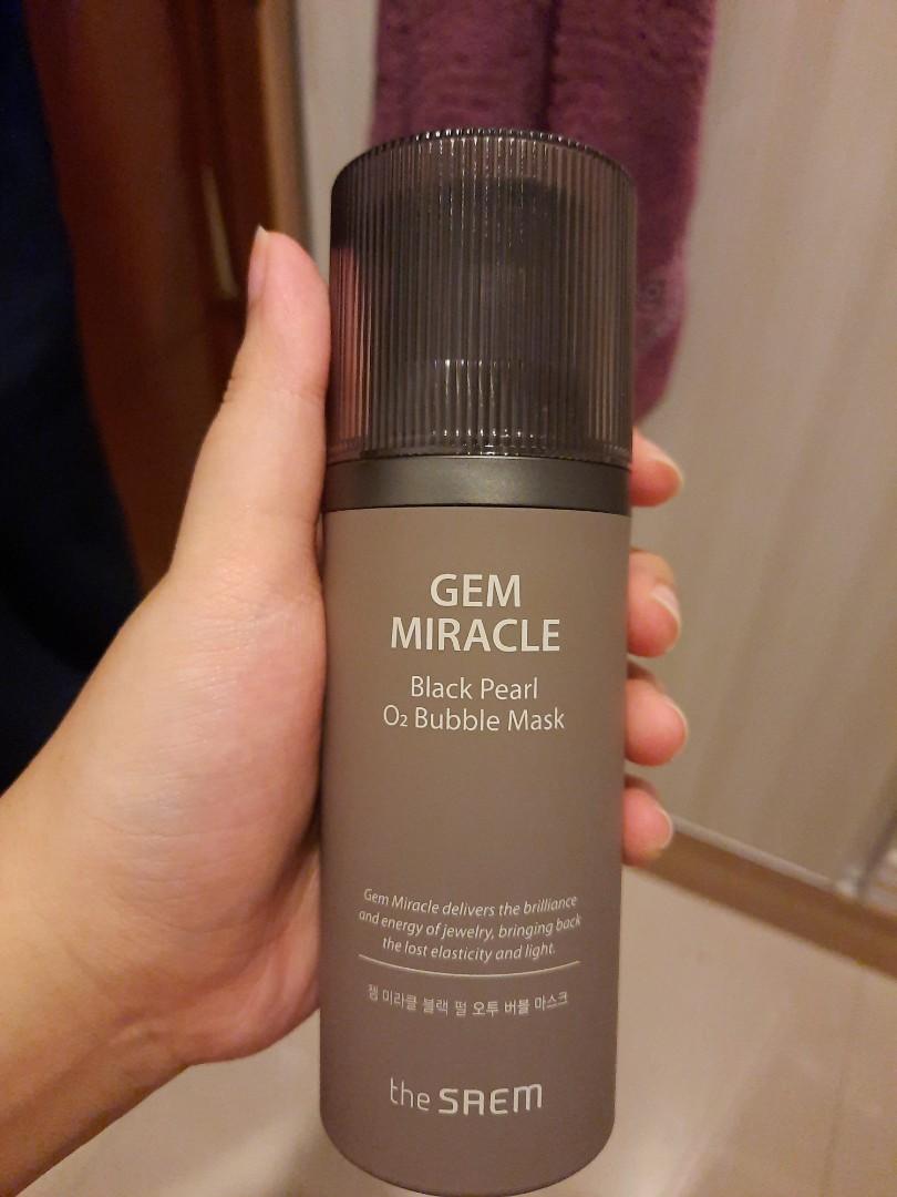 the SAEM GEM MIRACLE BLACK PEARL O2 BUB… - 基礎化粧品