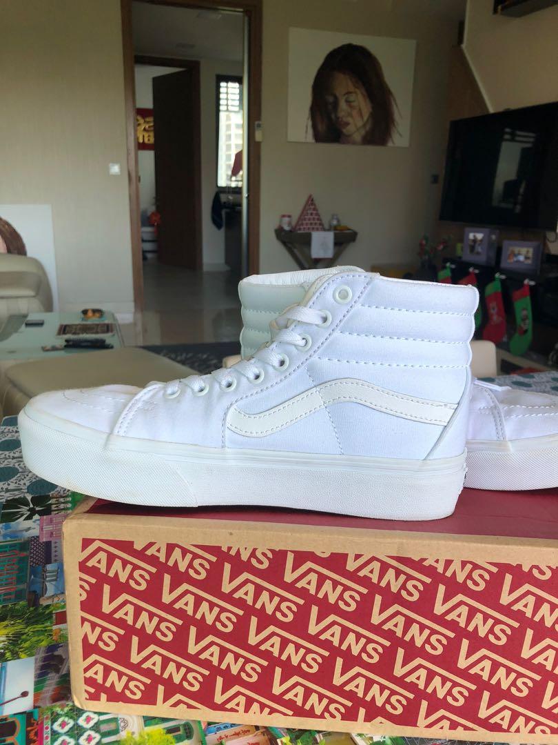 White high top top van