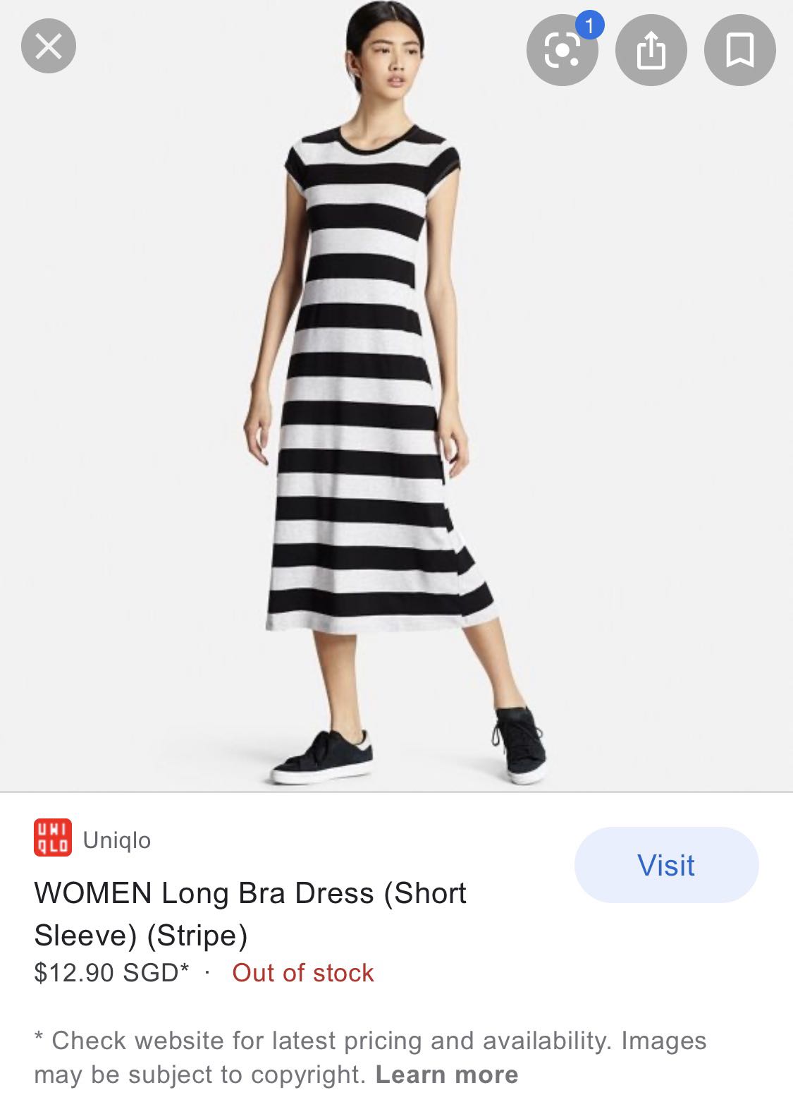 Uniqlo long bra dress discount