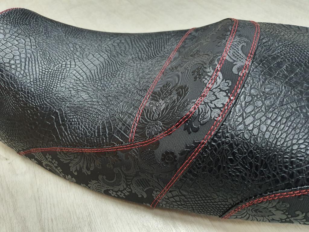 Motorcycle seat cover upholstery hot sale