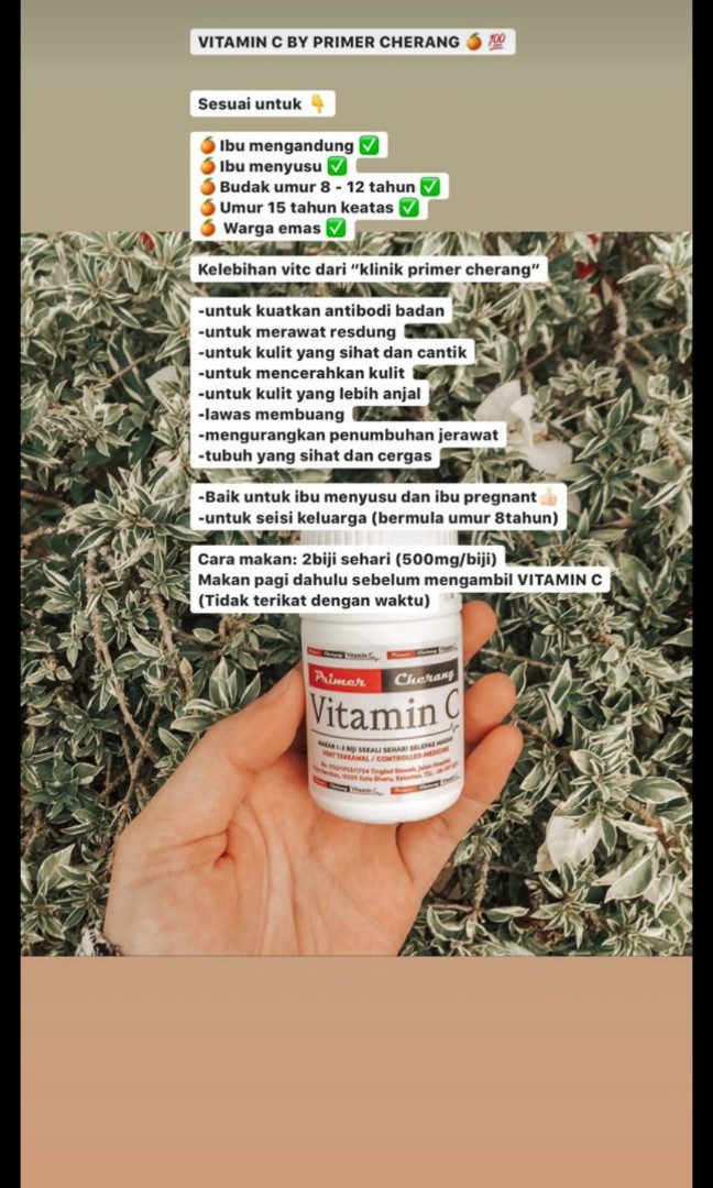 Vitamin C Rosehip Primer Cherang Health Beauty Perfumes Nail Care Others On Carousell