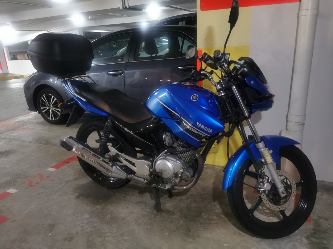 Yamaha YBR 125 Blue COE till Oct 2022 Motorcycles Motorcycles