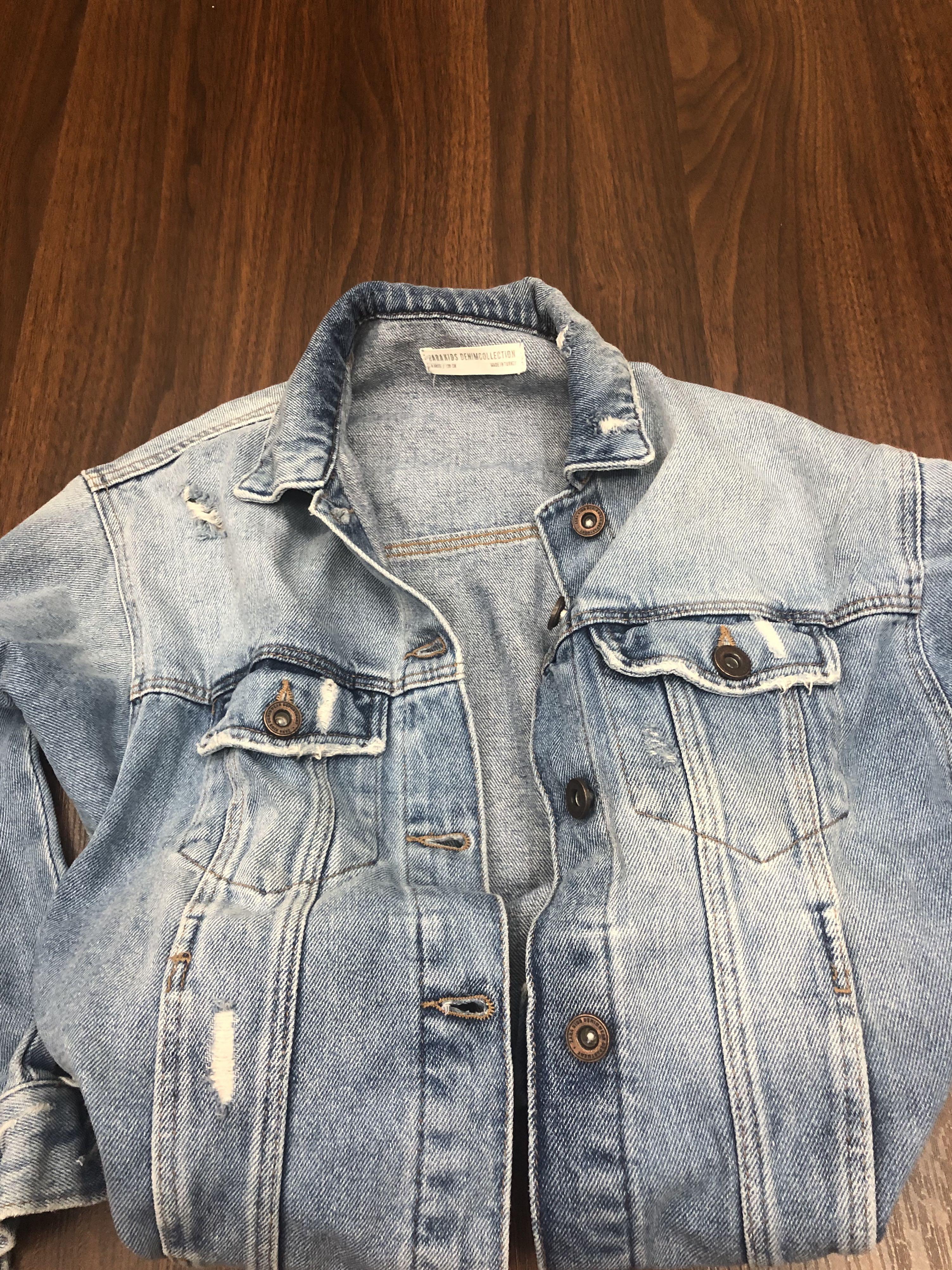 Zara Acid Wash Denim Jacket
