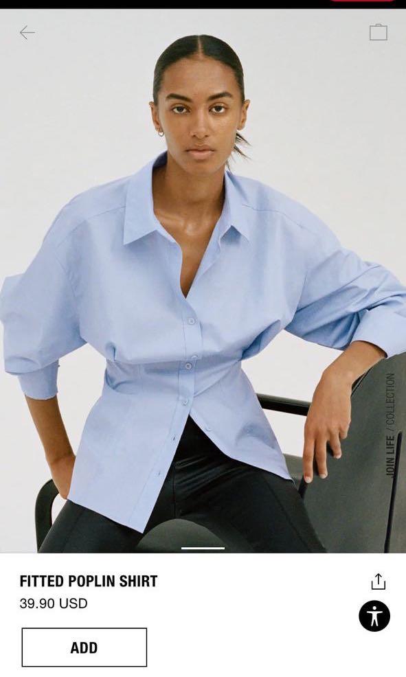 Zara fitted blouse Clearance