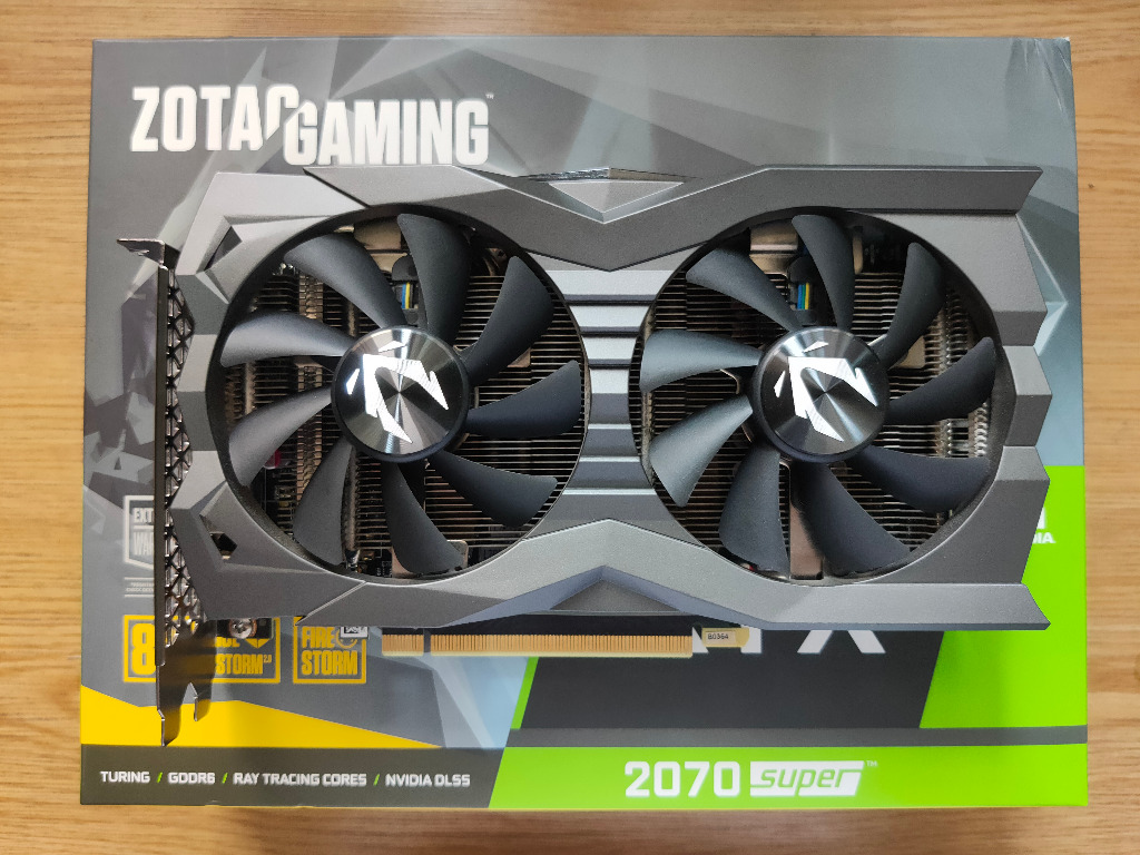 動作品】ZOTAC GeForce RTX 2070 Super - PCパーツ