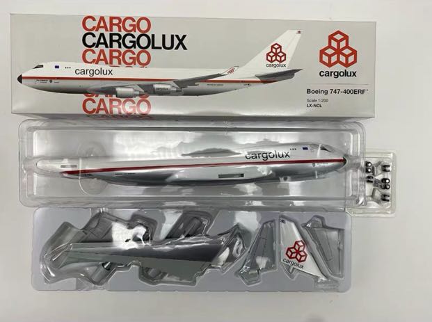 1:200 Hogan wings 1/200 Boeing 波音飛機模型Cargolux cargo airlines