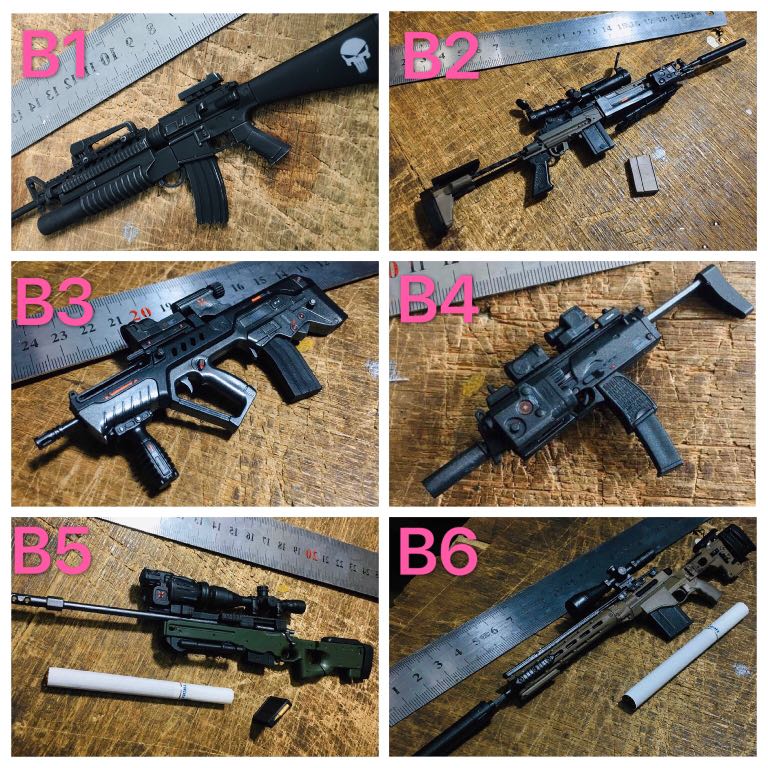 1/6 SCALE RIFLE GUN WEAPON NON HOT TOYS, Hobbies & Toys, Toys & Games ...