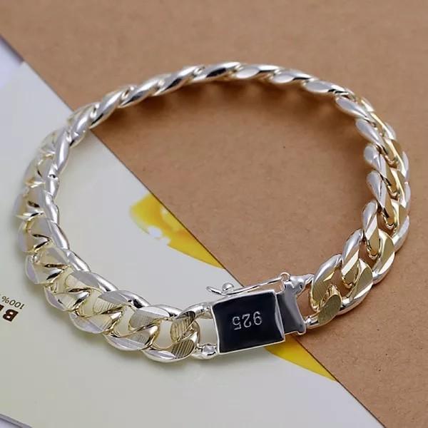 925 silver bracelet men Men s Fashion Watches Accessories