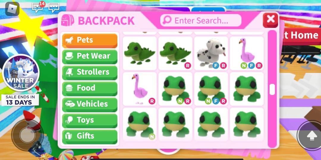 Adopt me pets flamingo, Toys & Games, Video Gaming, InGame Products on