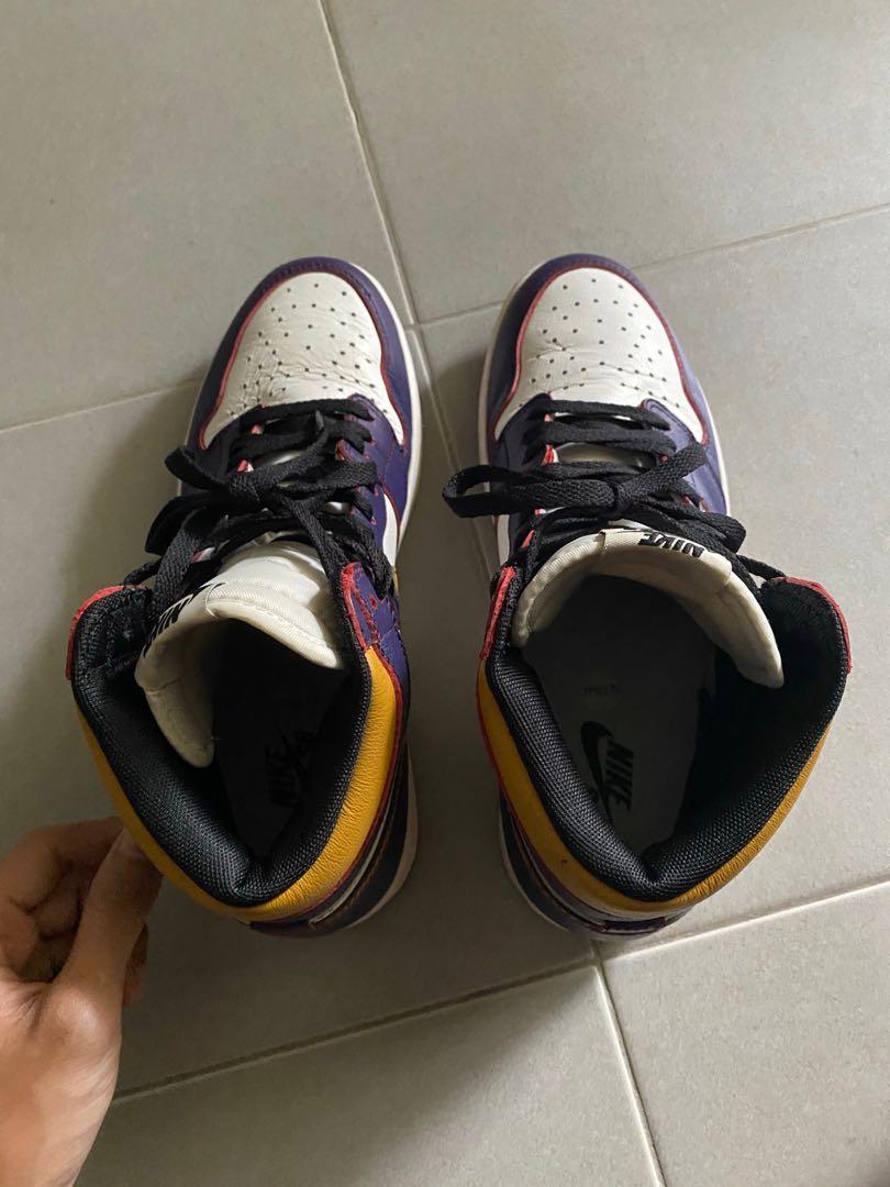 Air jordan 1 La to chicago, Men's Fashion, Footwear, Sneakers on Carousell