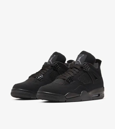 Air Jordan 4 Retro Black Cat 2020 BNIB Men s Fashion Footwear